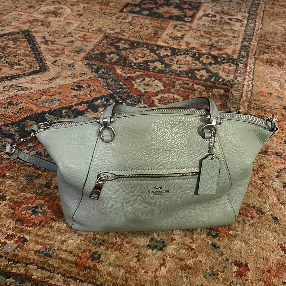 Coach sage green Prairie satchel